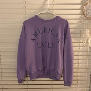 AMERICAN EAGLE cute purple pullover